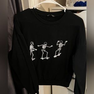 Shein skeleton sweater
